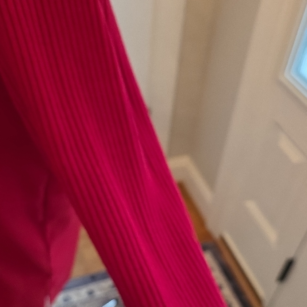 Karen Scott Vibrant Red Button-Down Shirt - Picture 2 of 4